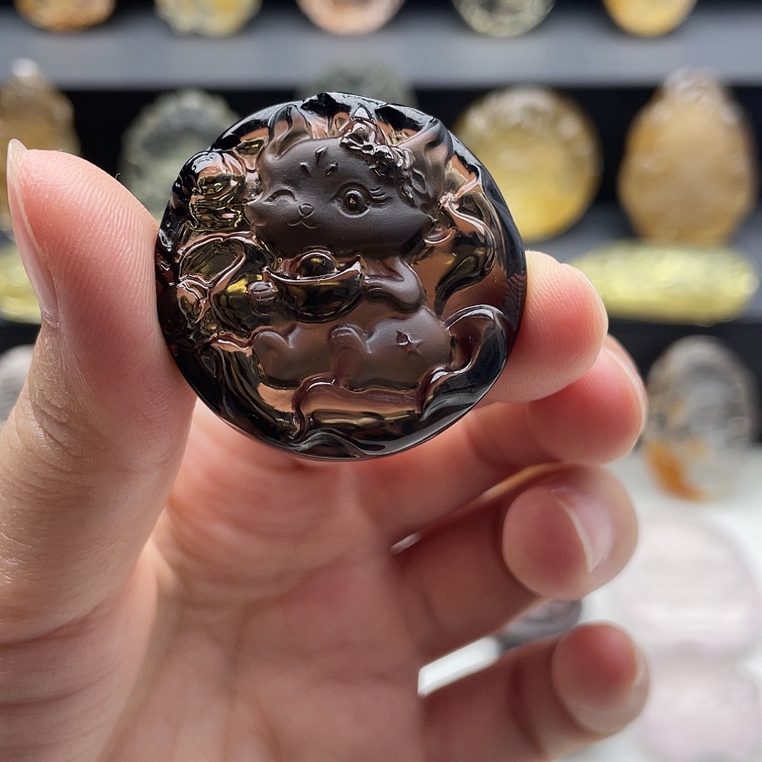 未镶嵌吊坠(不含链)水晶吊坠