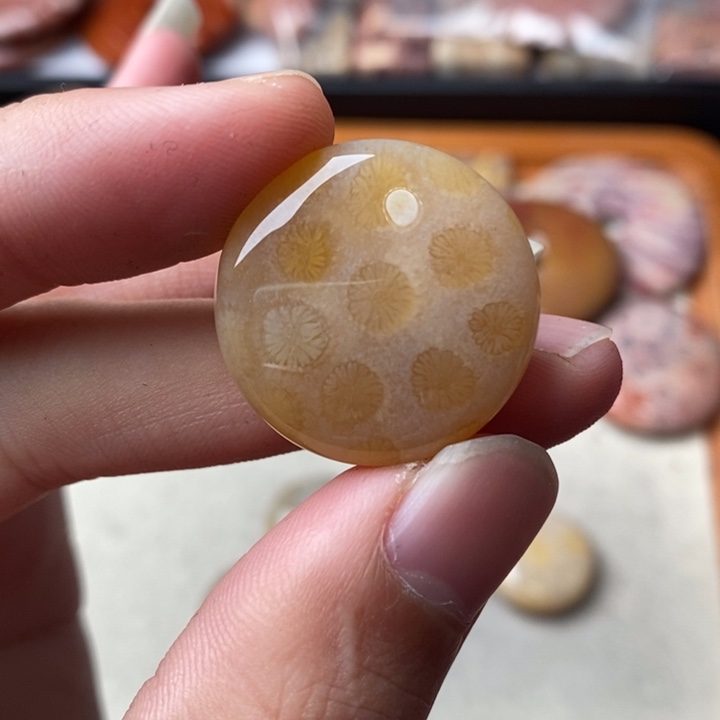 硅化玉颈饰未镶嵌随**留