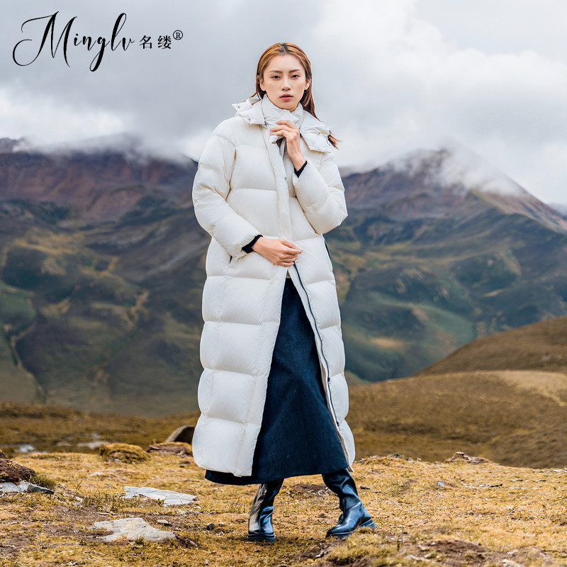 高级感羽绒服女长款长过膝高档风冬季新款宽松保暖服东北户外