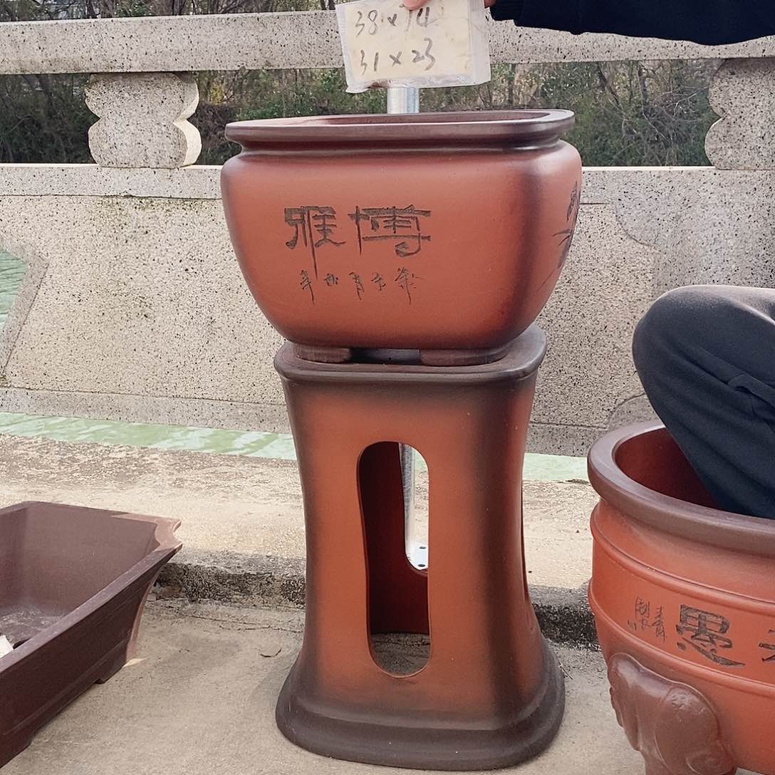 紫砂花盆紫砂花盆