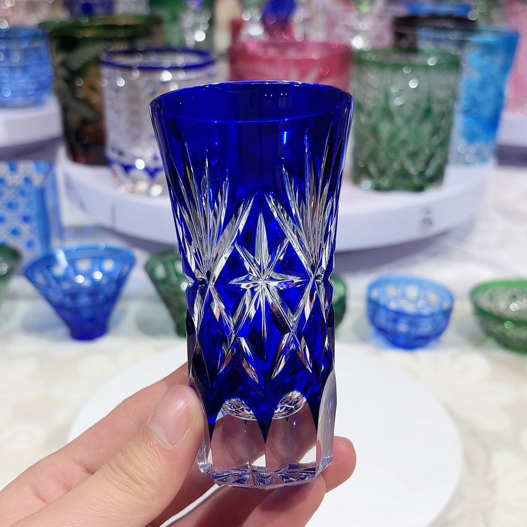 水晶杯水晶花瓶果盘通宝工艺品