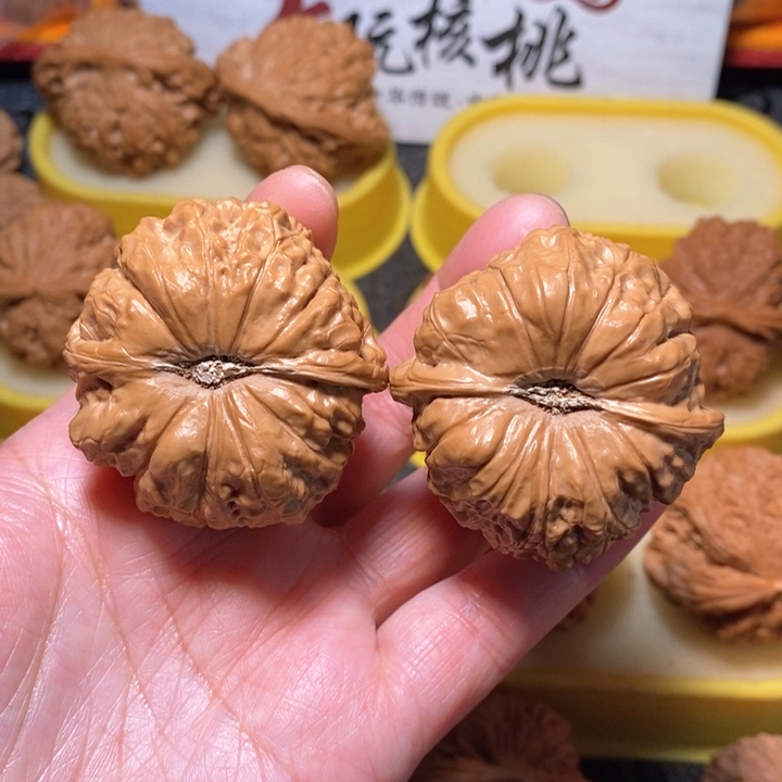 文玩核桃把件南瓜墩 44 45