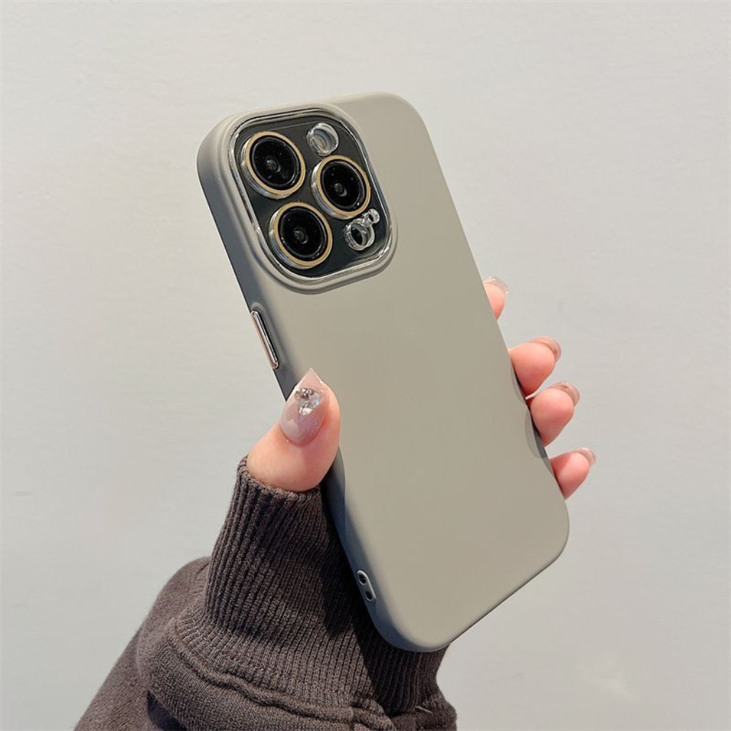 高级液态硅胶适用于苹果17ProMax手机壳16镜头膜15全包13简约男女