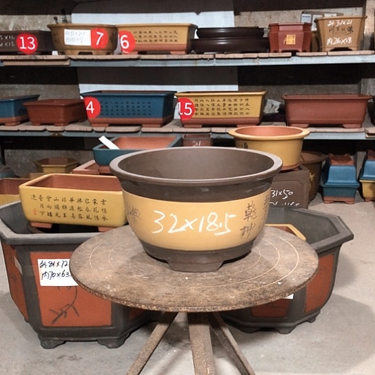 紫砂紫砂花盆包邮