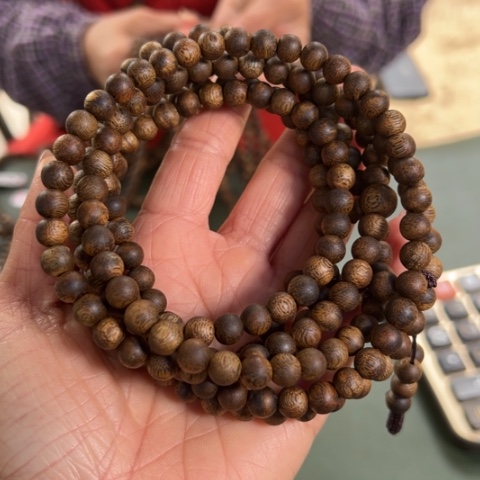 沉香手串白棋16克卡0.7多样性发1条