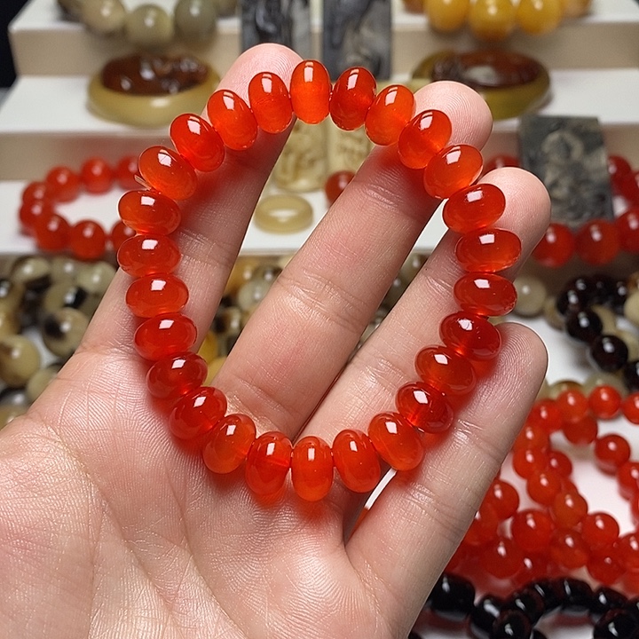 春***箩石英石纯铜手串手链