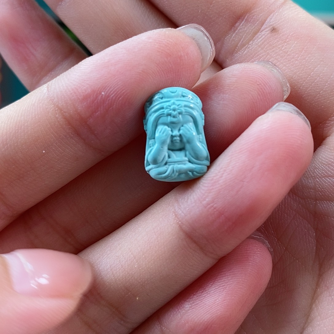 绿松石珠宝奇石未镶嵌