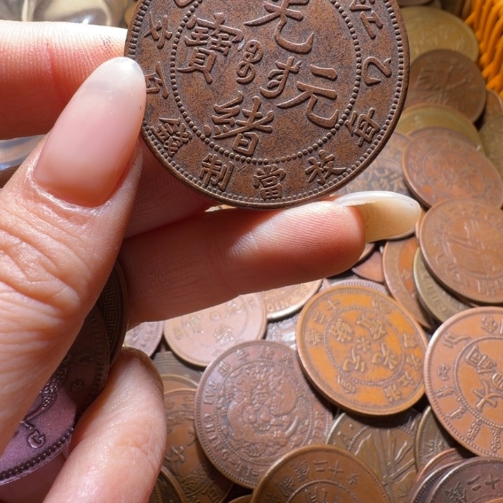 离***弦一个铜币工艺品摆件