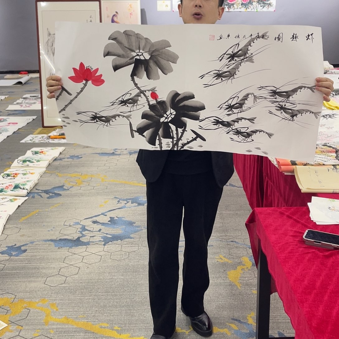 带灯款名人名画手工制作