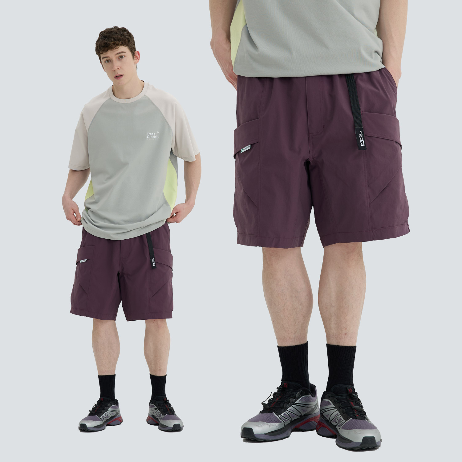 2025SS 户外结构防泼水工装短裤