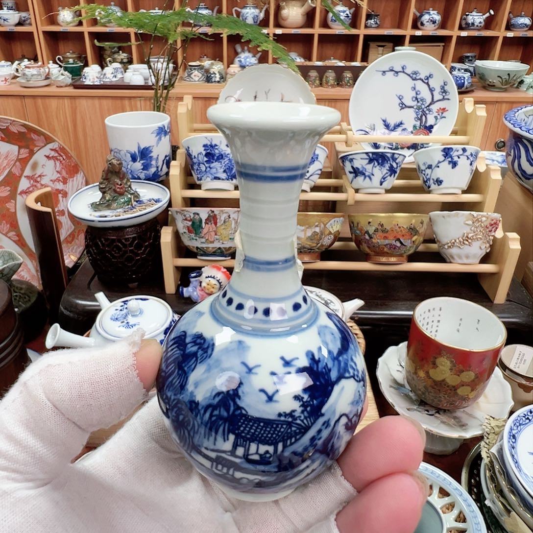 柴窑茶具茶杯茶壶摆件