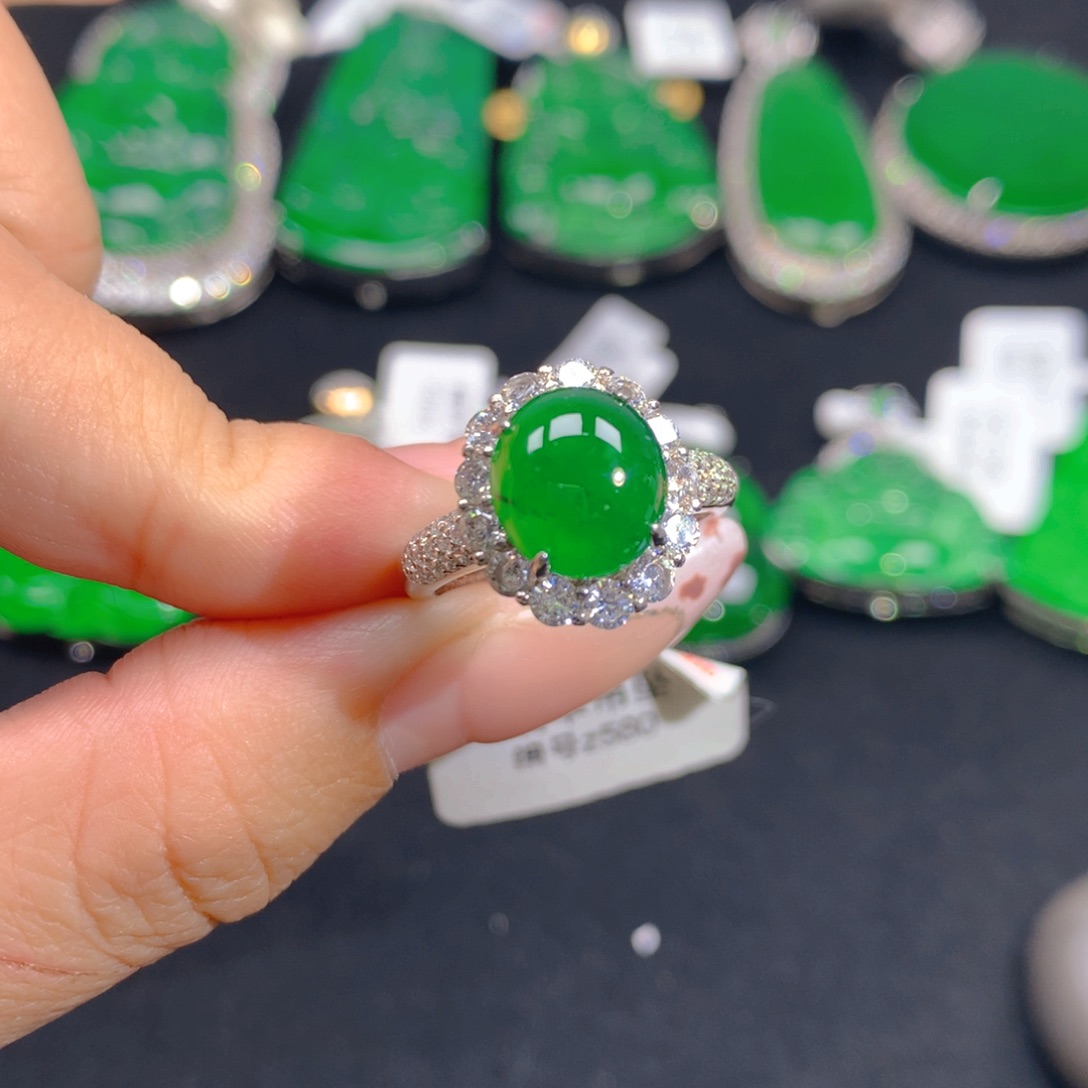 翡翠颈饰银S925镶嵌11111111111