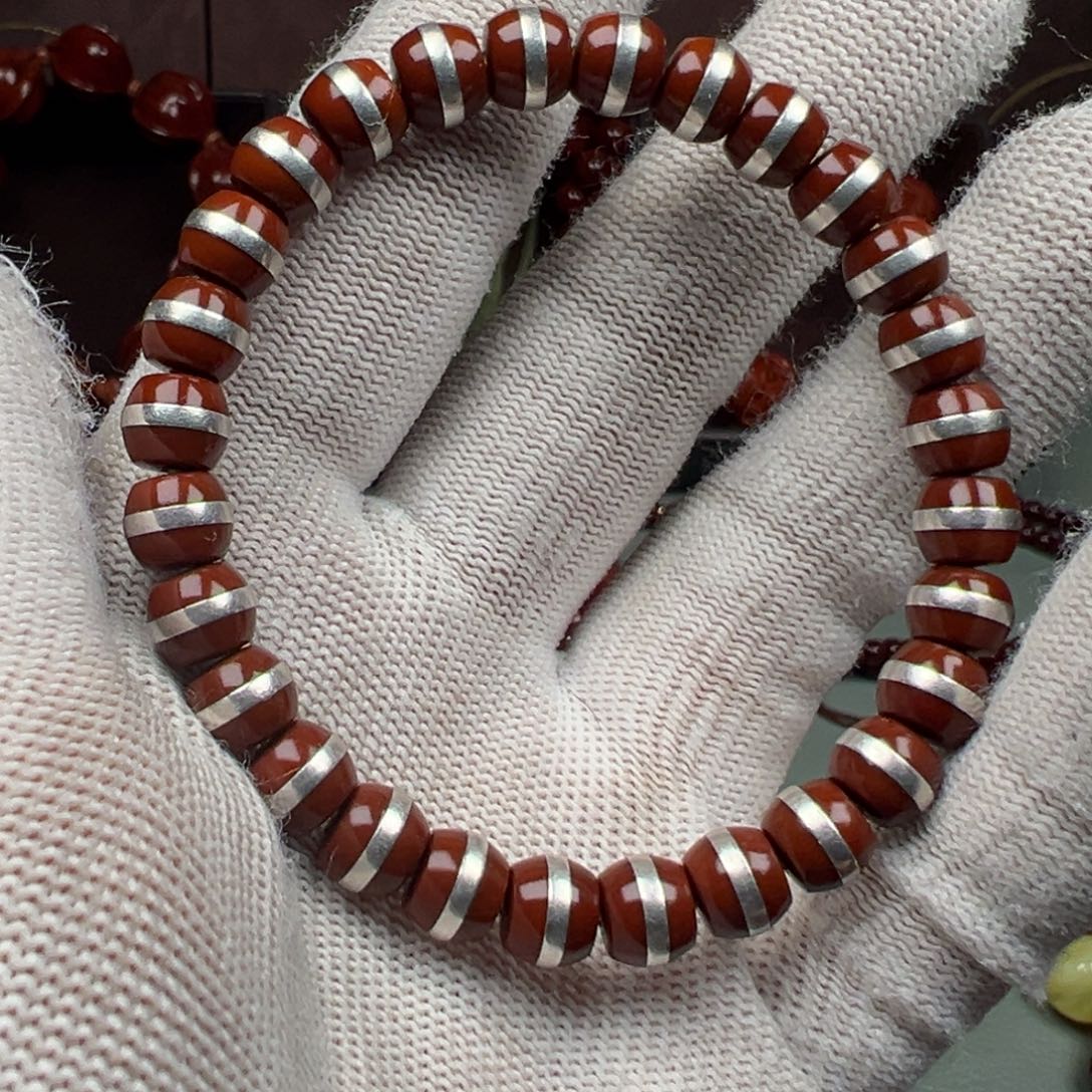 橄榄核吊坠核银0.8