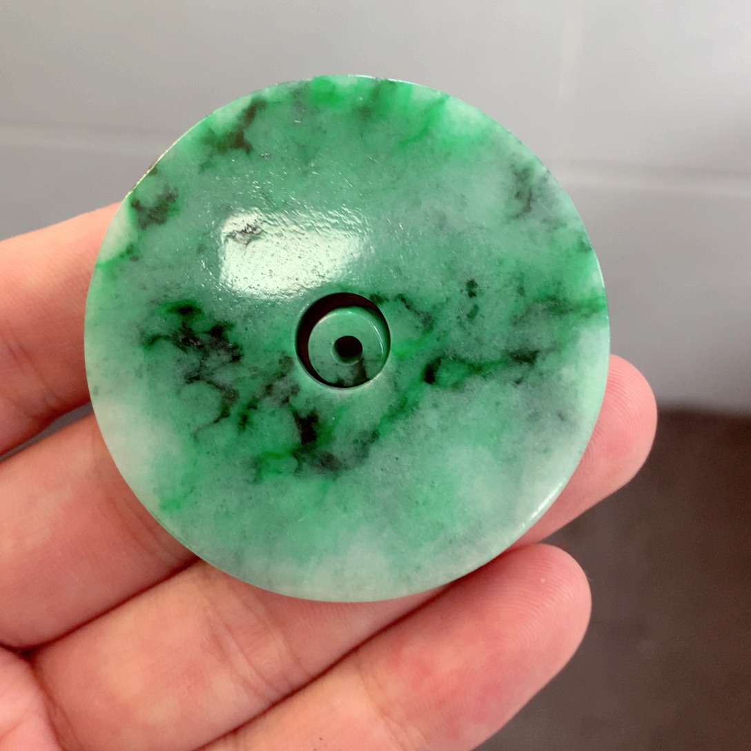 吊坠(不含链)未镶嵌翡翠暖*调缅甸翡翠