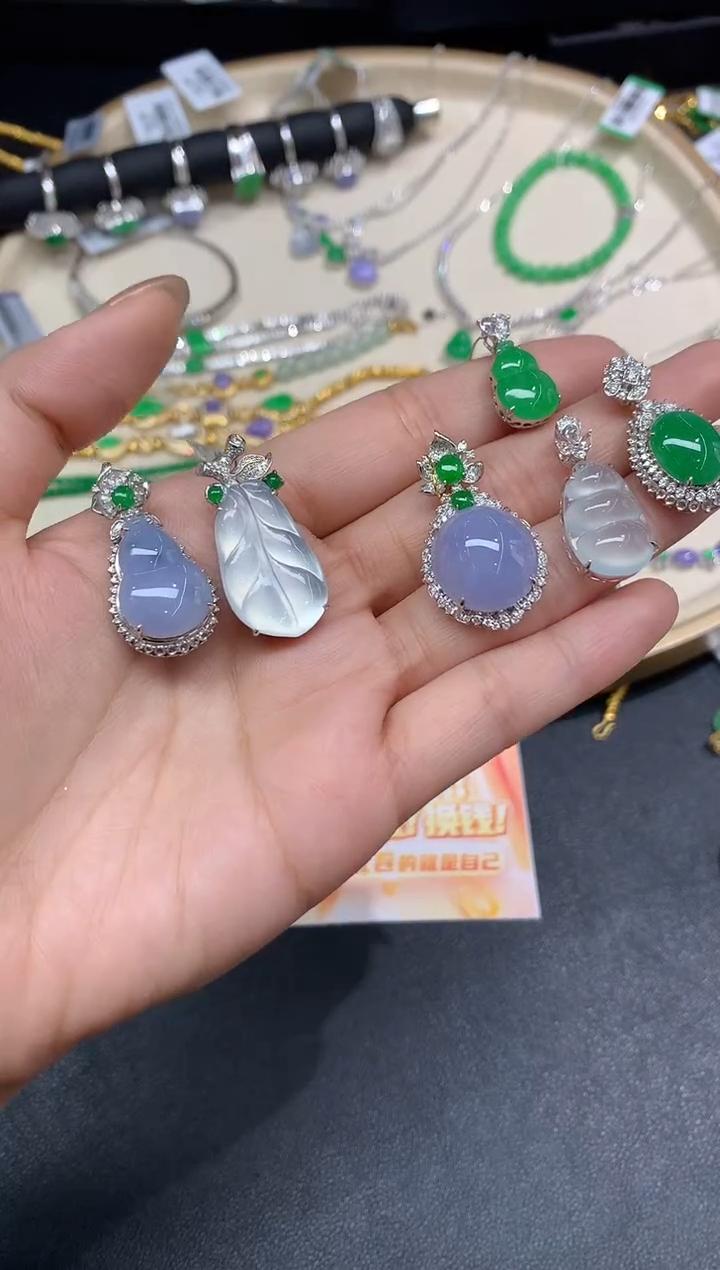 【小鱼严选彩虹盘】翡翠-18K金-多样性发其一A39|CXQ21