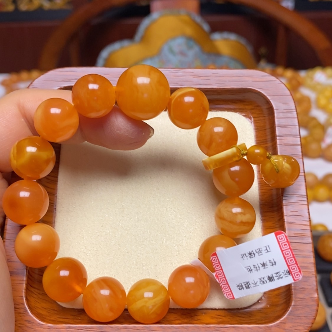 【闪购商品】蜜蜡手链未镶嵌手串