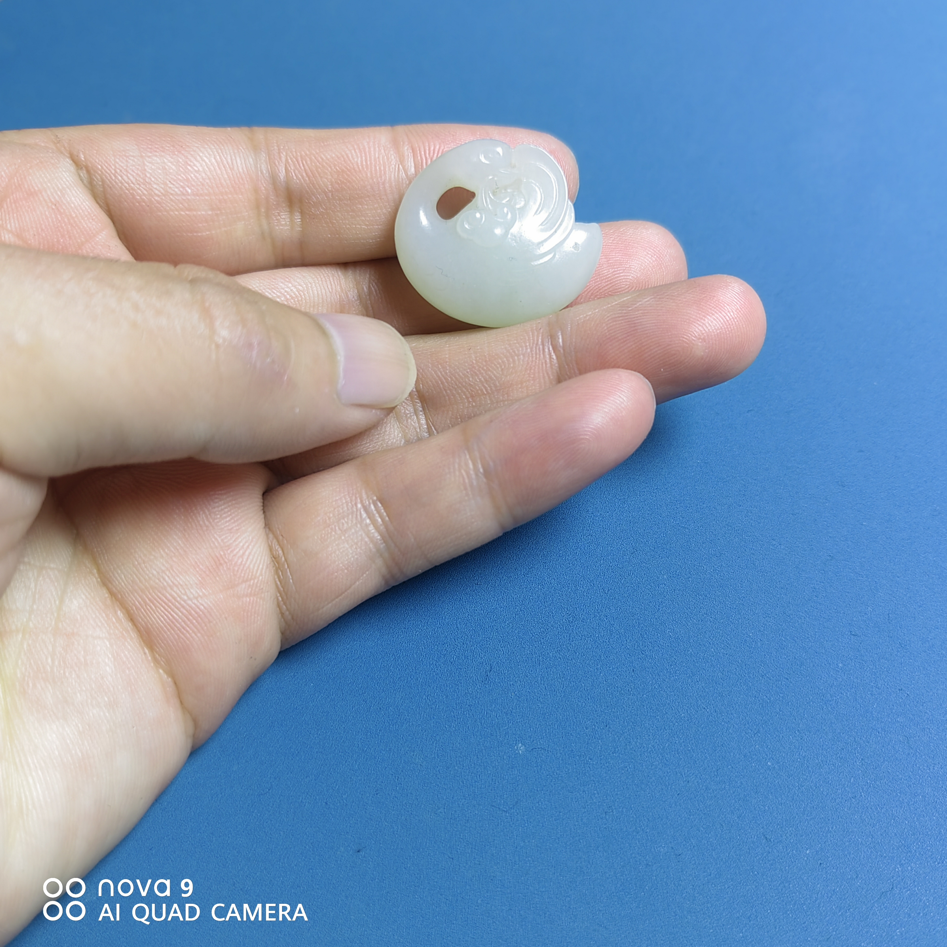 天然和田玉俄料 小天鹅  吊坠