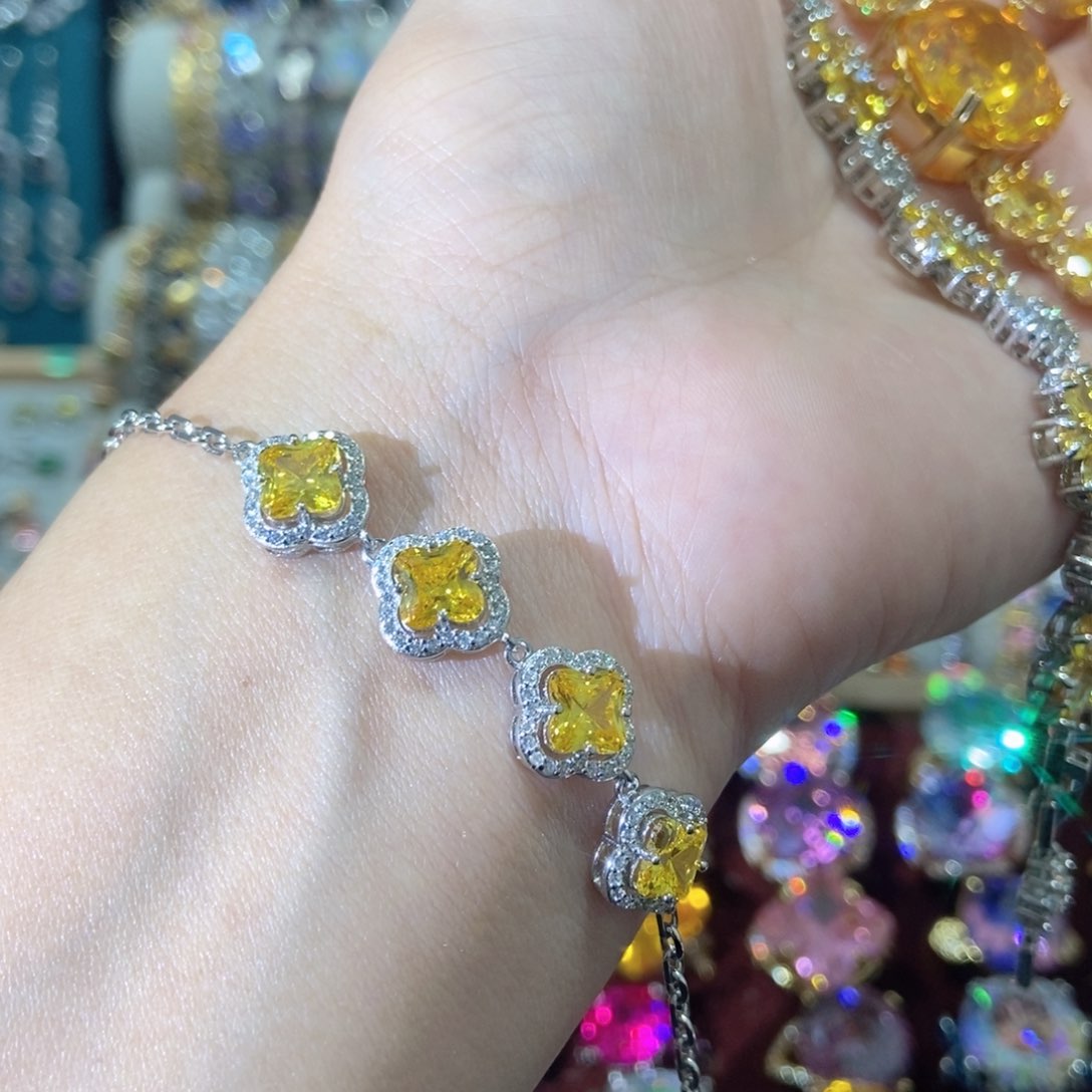 66锆石（处理）手链