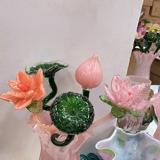 无铅玻璃花瓶高45厘米宽9厘米