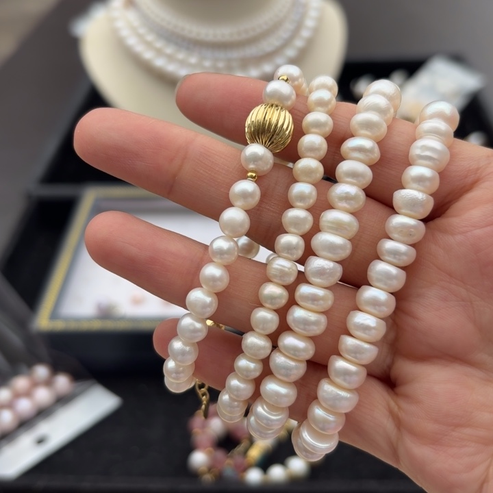 宝***久大理石磁石非常漂亮手链