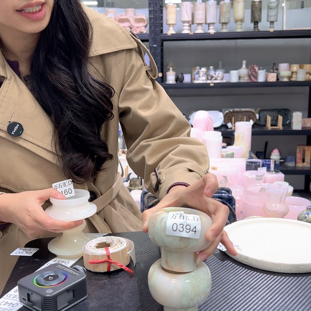 石材0394烛台……….