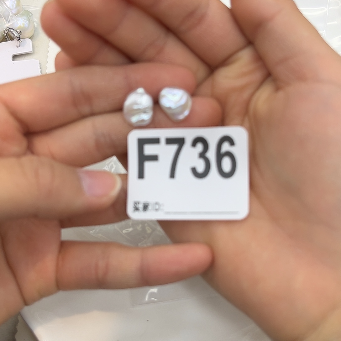 淡水珍珠耳饰银S925镶嵌