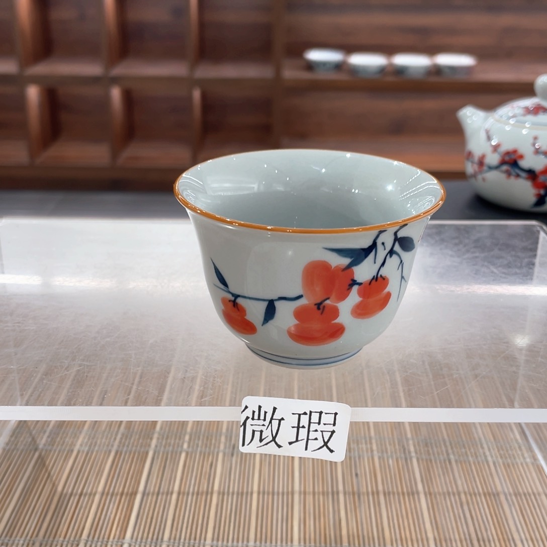 微瑕釉下彩纯手绘