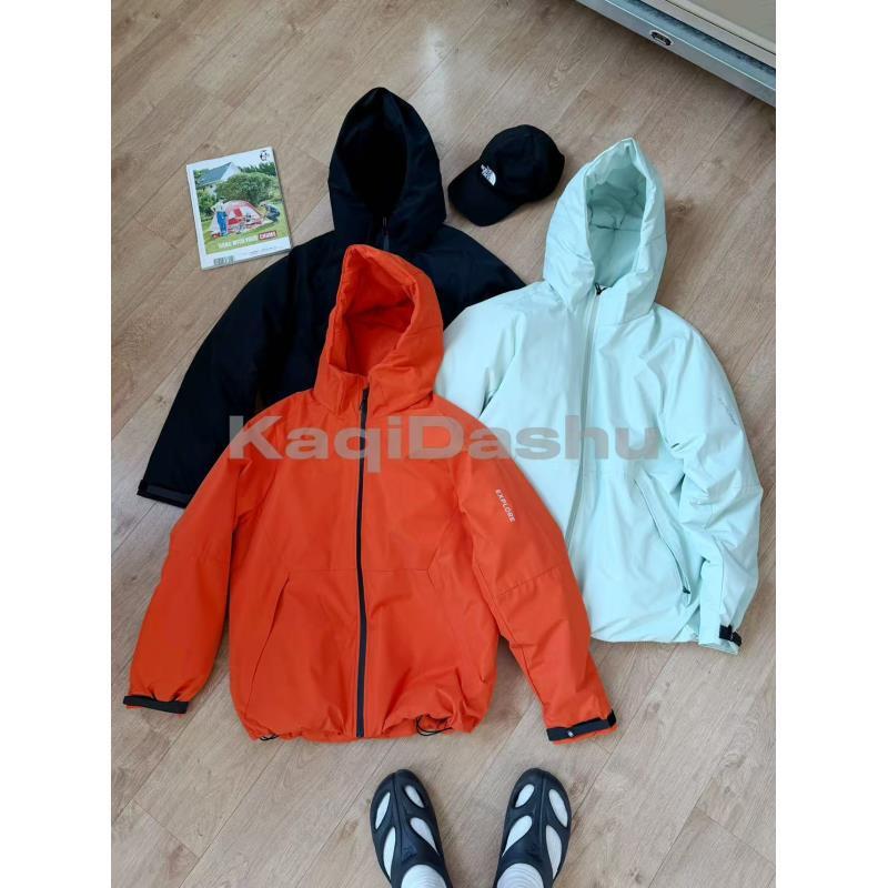 【黑科技/冲锋衣/羽绒服】冬季~多功能户外冲锋情侣羽绒服-2257