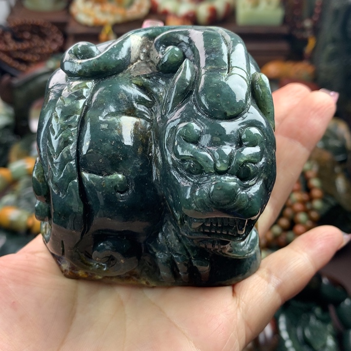 岫岩河磨玉（透闪石质玉）手把未镶嵌