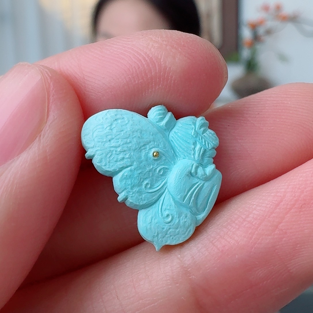 未镶嵌绿松石珠宝奇石