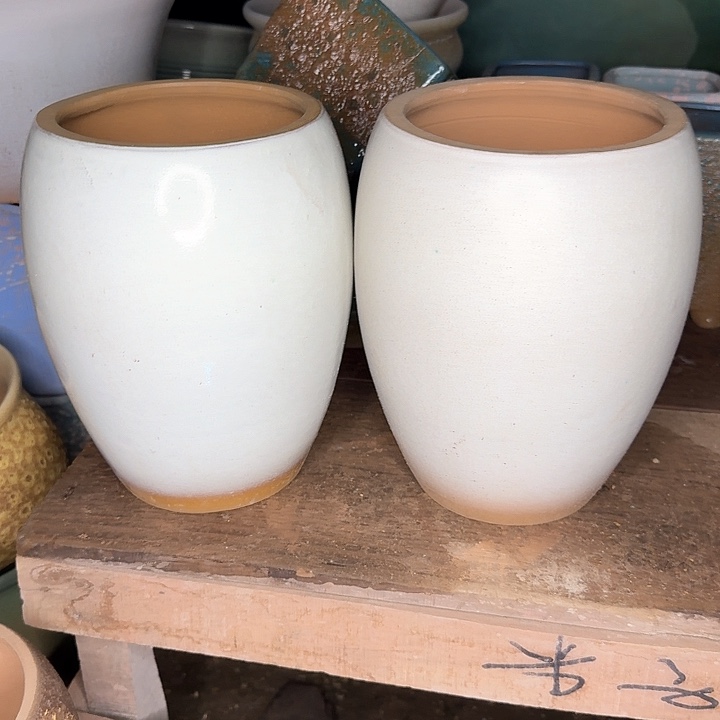 红陶微瑕花盆处理来了