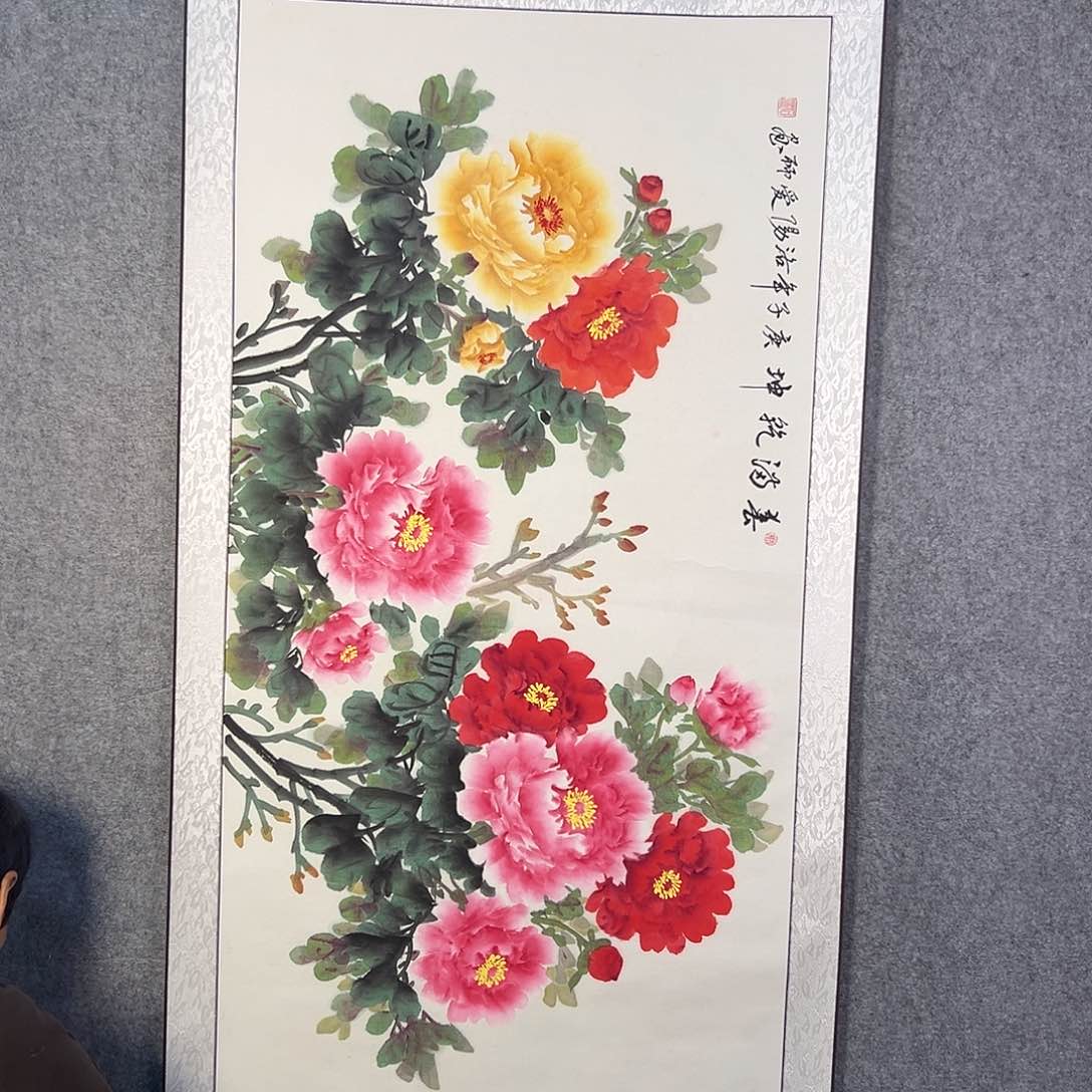 国画817 花鸟在此鸣叫时还要一