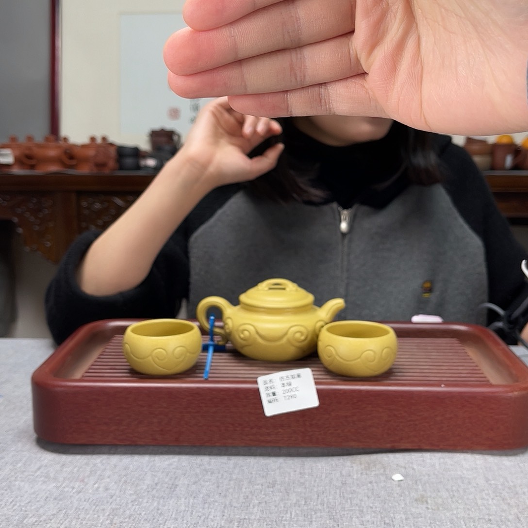 紫砂茶壶陈*生方圆紫砂