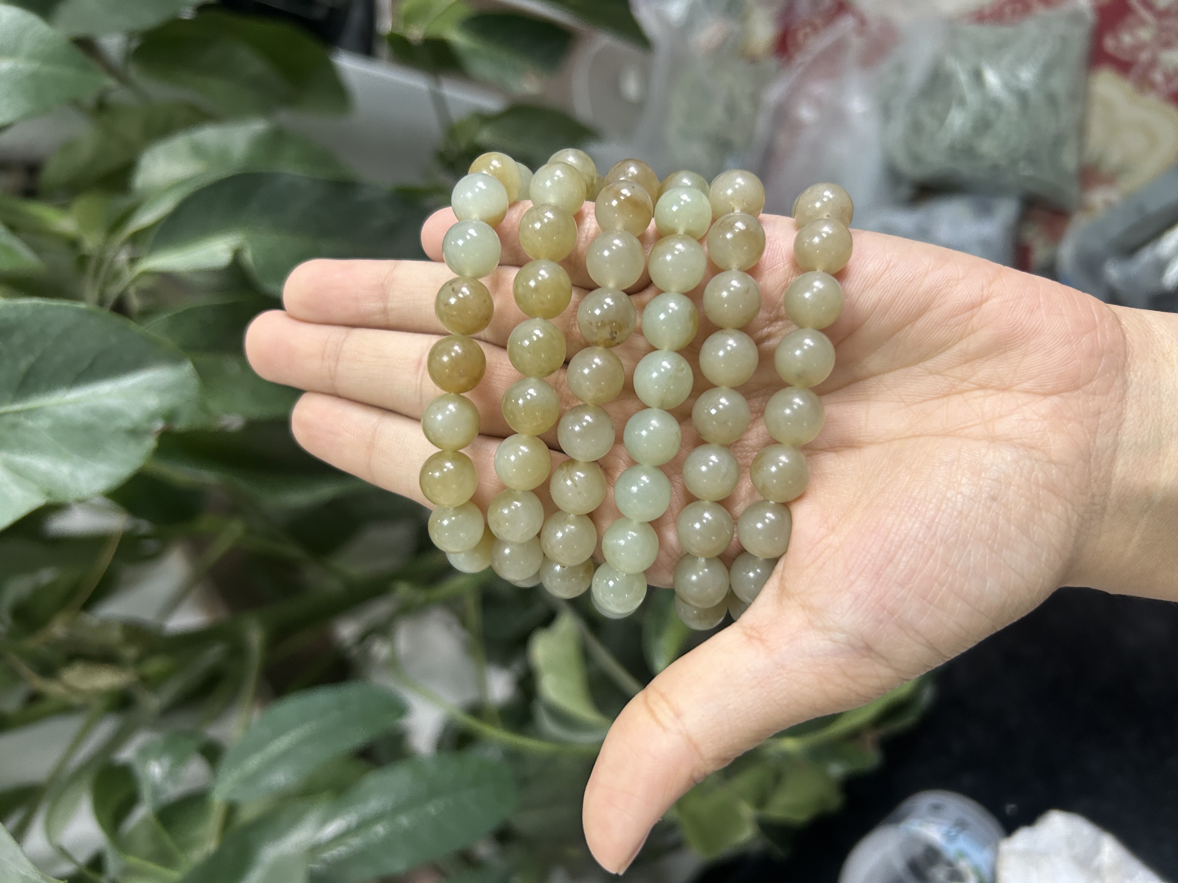 且末微色差卡10手串