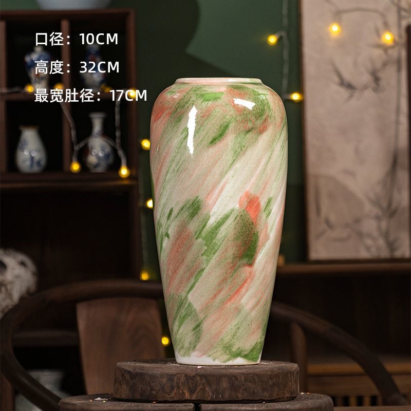 景德镇陶瓷花瓶适合水培鲜花作客厅玄关装饰品