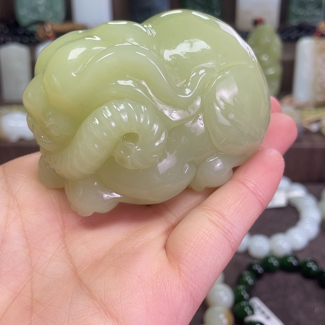 和田玉未镶嵌手链