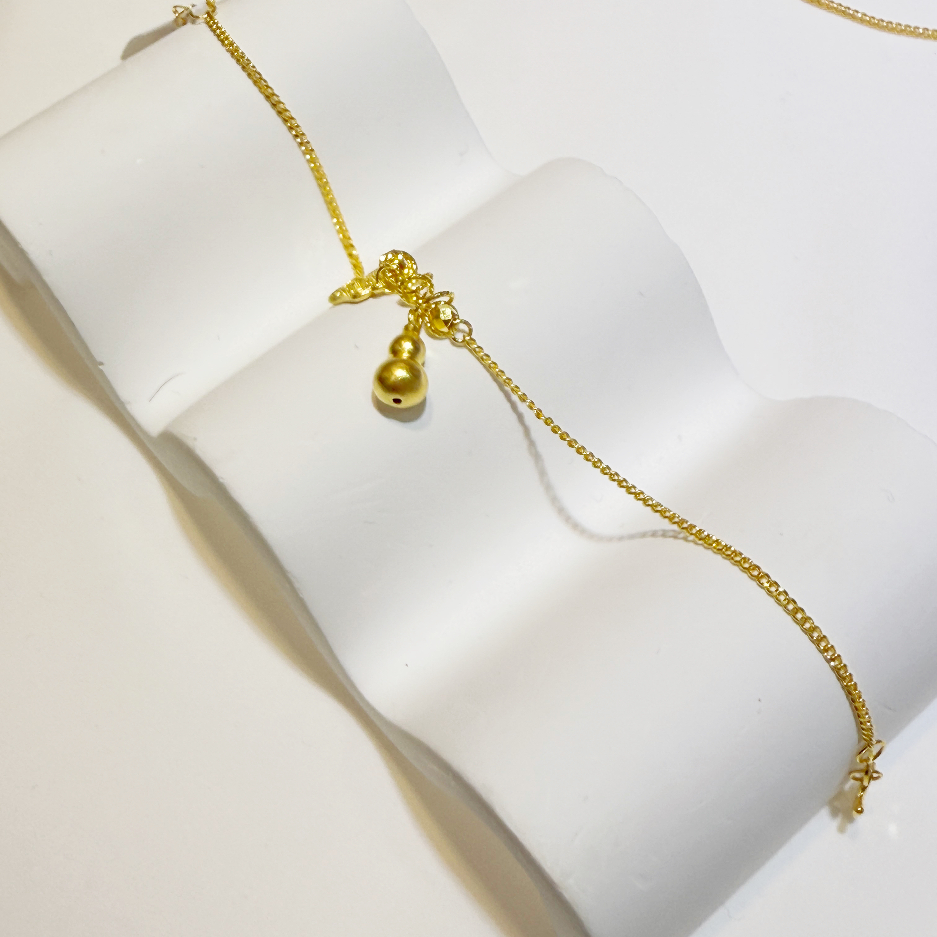 5G工艺【纳福流苏葫芦黄金手链】足金999