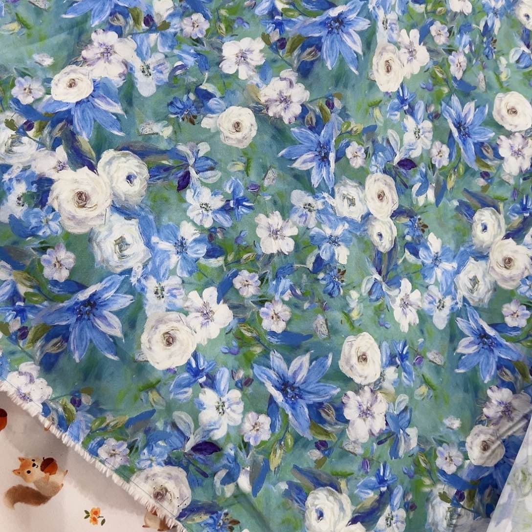 棉一米价纯棉60支高密斜纹1.5米宽果子D