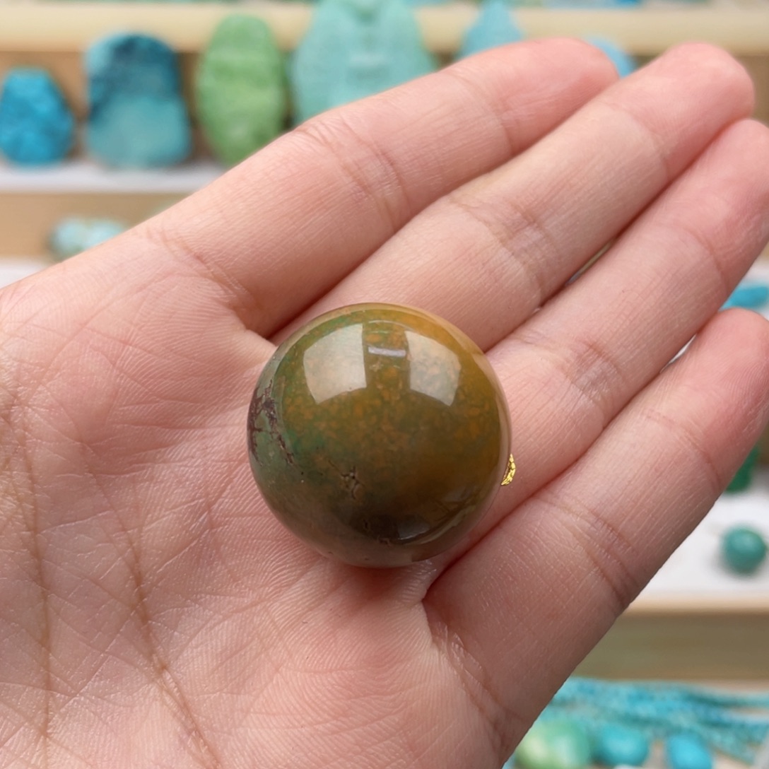 未镶嵌绿松石珠宝奇石楚*