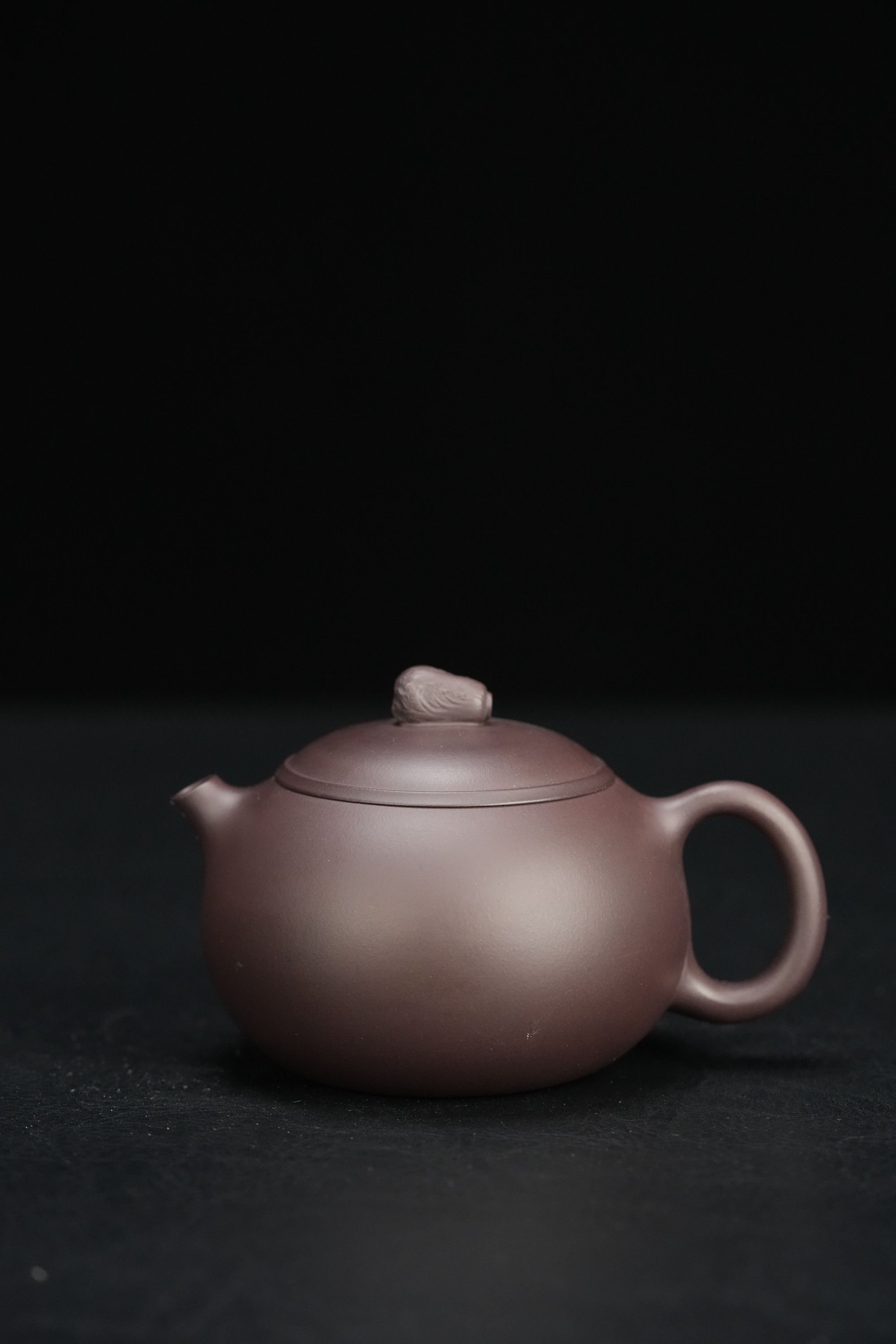 凡凡会客厅 ZCP245 张彩萍 百财 黑墩头 200cc 紫砂壶