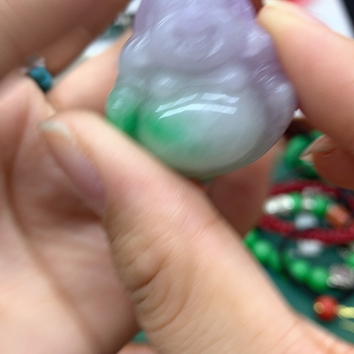 颈饰未镶嵌翡翠吊坠