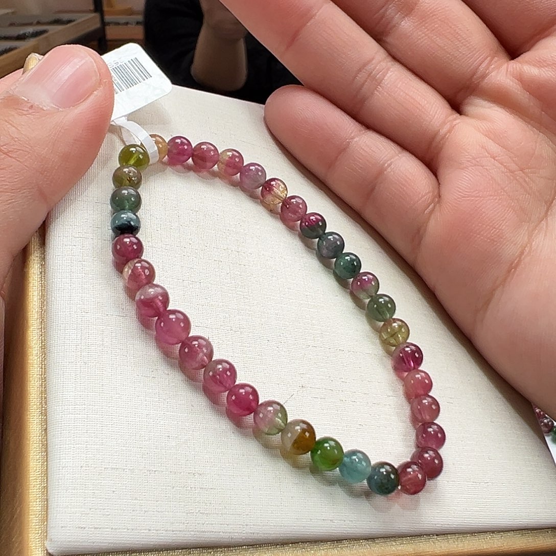 碧玺手串未镶嵌5mmmmmmmm