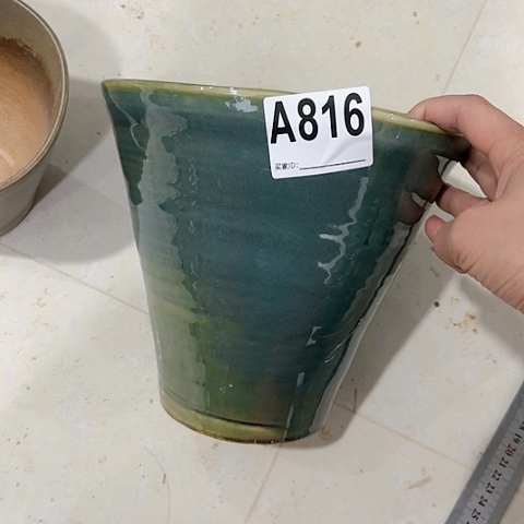 红陶景德镇手工艺品花盆