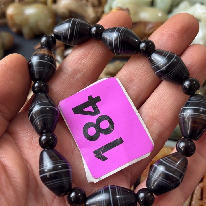 玛瑙/玉髓颈饰合金