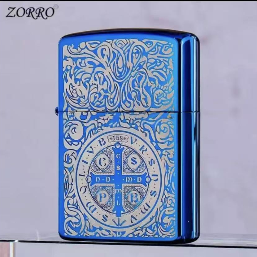 佐罗煤油打火机902蓝冰康斯坦丁防风个性经典原装创意蓝色创意