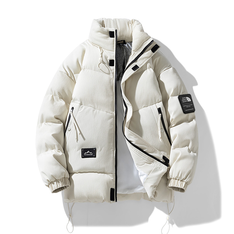 动感北面冬季加厚保暖棉衣休闲户外立领无帽男装百搭外套运动时尚