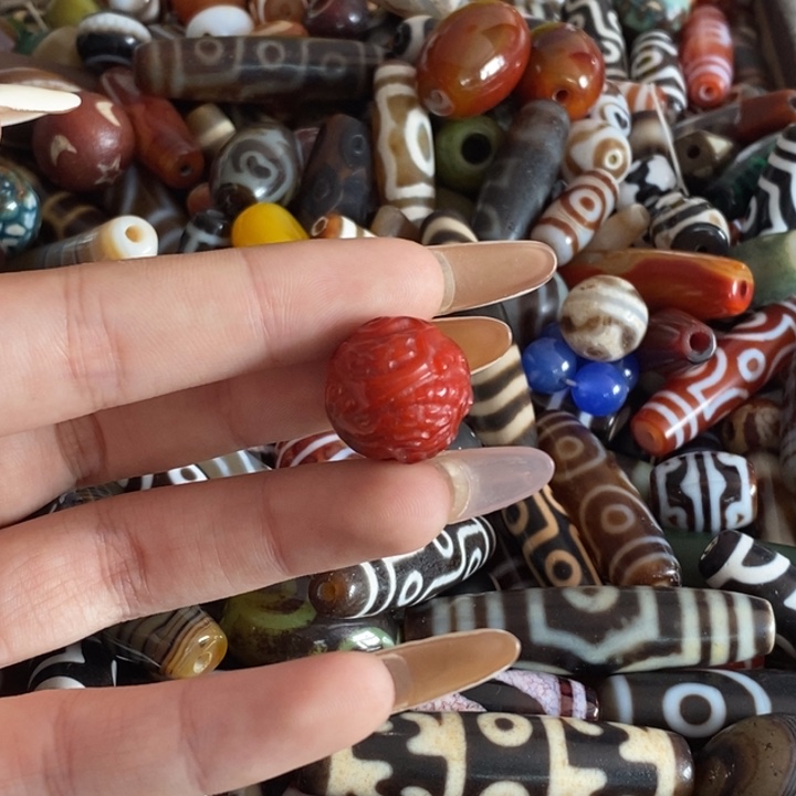 玛瑙/玉髓颈饰足银镀金镶嵌10