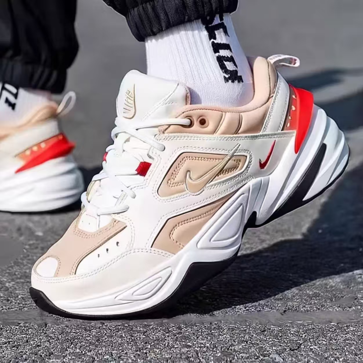 (断码孤品)NIKE/耐克 M2K Tekno男鞋低帮复古老爹鞋AV4789-102-44