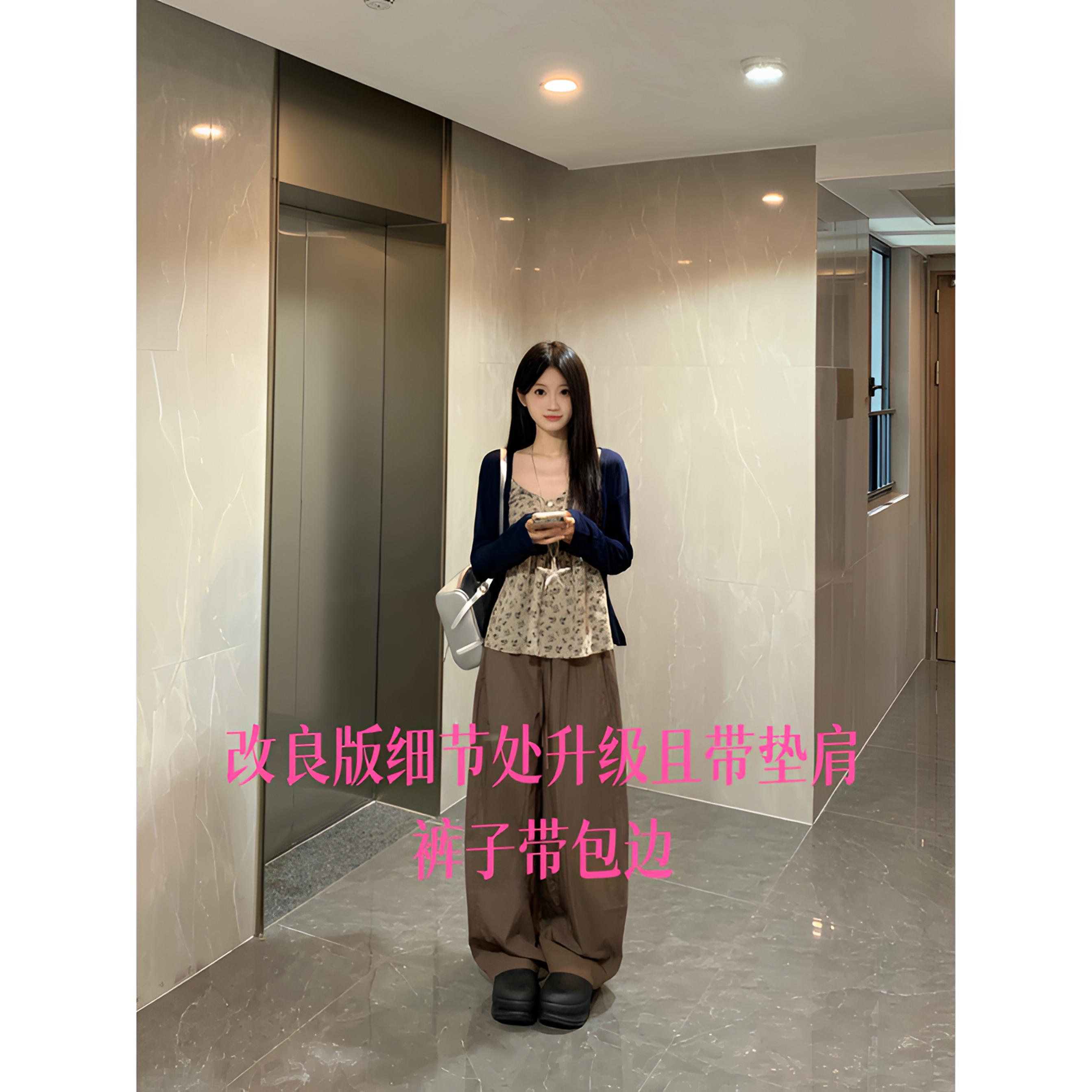 休闲风INS风韩版少女风宽松盐系少年感夏季时尚套装