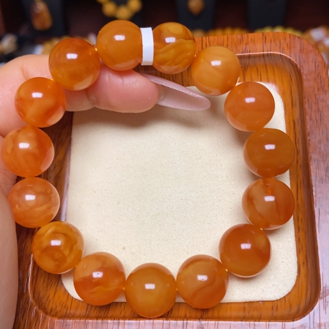 【闪购商品】蜜蜡手链未镶嵌手串